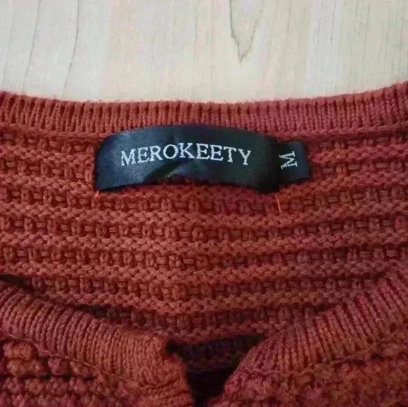 Merokeety button cardigan size medium - Picture 6 of 7